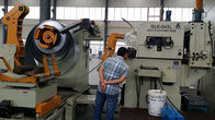 Leveling Feeder Steel Coil Handling Equipment For Car Parts Manufacturing Line Material Frame